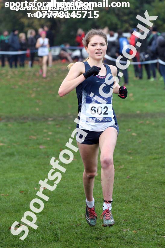 Womens under-17s and junior British Athletics Liverpool Cross Challenge, Sefton Park, Liverpool. Photo:  David T. Hewitson/Sports for All Pics